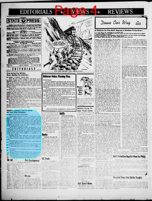 Page thumbnail for Arkansas State Press