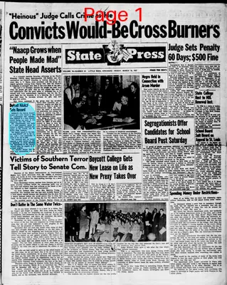 Page thumbnail for Arkansas State Press