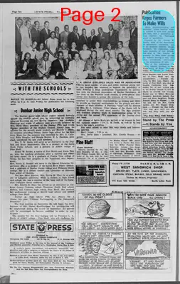 Page thumbnail for Arkansas State Press