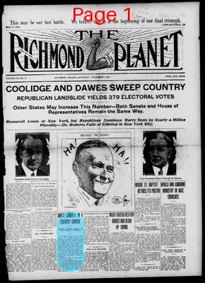 Page thumbnail for Richmond Planet