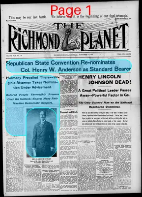 Page thumbnail for Richmond Planet