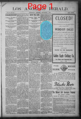 Page thumbnail for Los Angeles Herald
