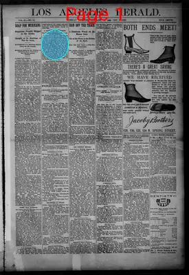 Page thumbnail for Los Angeles Herald