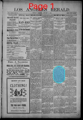 Page thumbnail for Los Angeles Herald