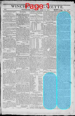 Page thumbnail for Winchester Gazette