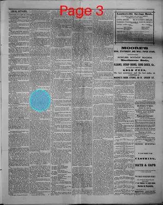 Page thumbnail for The Lambertville Record