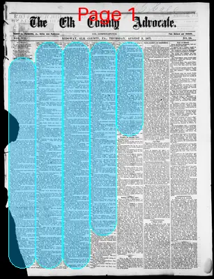 Page thumbnail for The Elk County Advocate