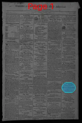 Page thumbnail for Gazette Of The United States, & Daily Advertiser