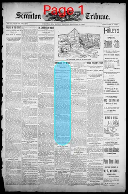 Page thumbnail for The Scranton Tribune