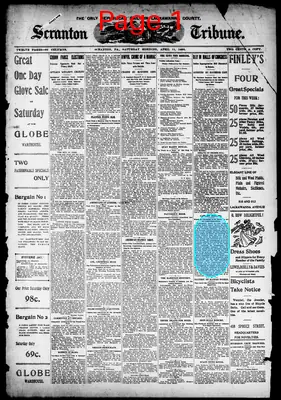 Page thumbnail for The Scranton Tribune