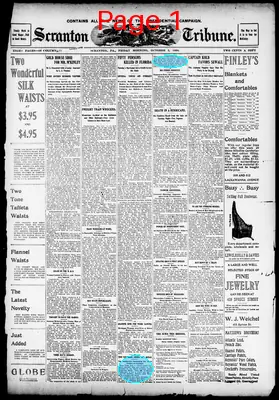Page thumbnail for The Scranton Tribune