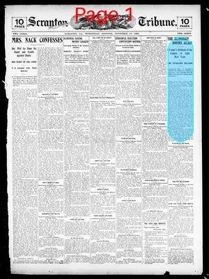 Page thumbnail for The Scranton Tribune