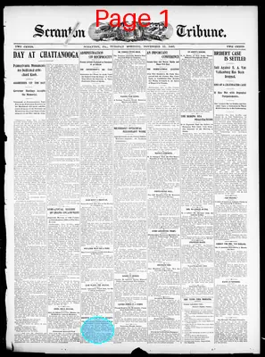 Page thumbnail for The Scranton Tribune
