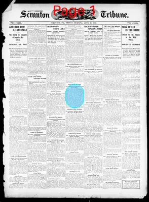 Page thumbnail for The Scranton Tribune
