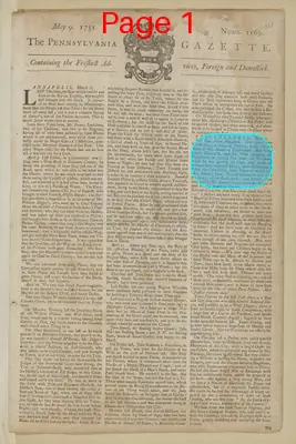 Page thumbnail for The Pennsylvania Gazette