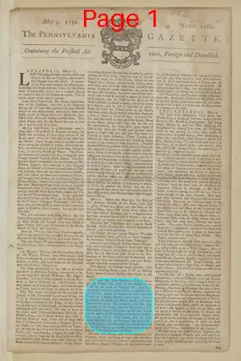 Page thumbnail for The Pennsylvania Gazette