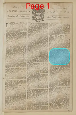 Page thumbnail for The Pennsylvania Gazette