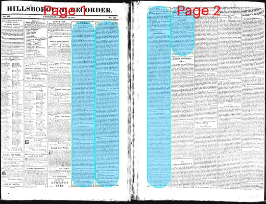 Page thumbnail for The Hillsborough Recorder