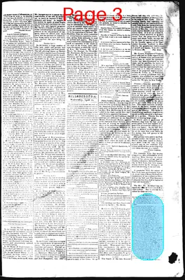 Page thumbnail for The Hillsborough Recorder