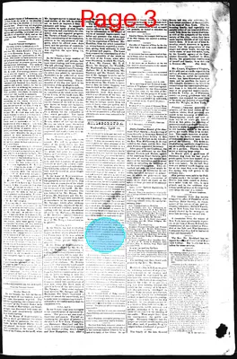 Page thumbnail for The Hillsborough Recorder