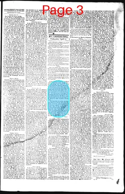 Page thumbnail for The Hillsborough Recorder