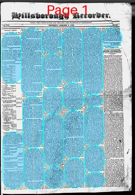 Page thumbnail for The Hillsborough Recorder