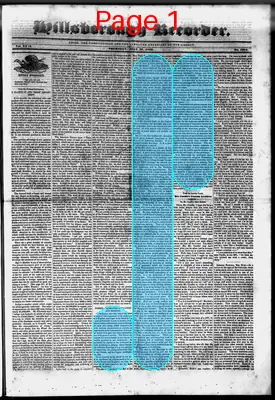 Page thumbnail for The Hillsborough Recorder