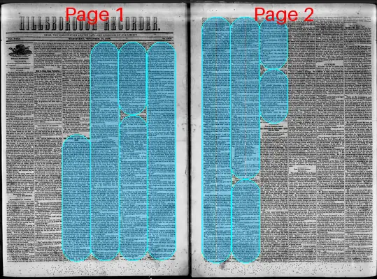 Page thumbnail for The Hillsborough Recorder