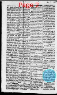 Page thumbnail for The Hillsborough Recorder