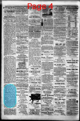 Page thumbnail for The Hillsborough Recorder
