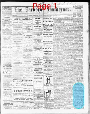 Page thumbnail for The Tarboro' Southerner