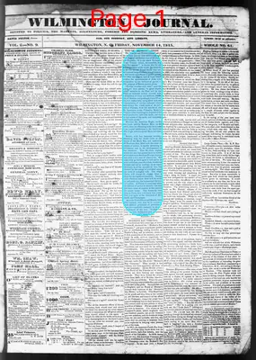 Page thumbnail for Wilmington Journal