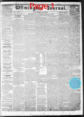 Page thumbnail for Wilmington Journal