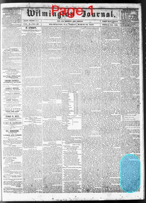 Page thumbnail for Wilmington Journal