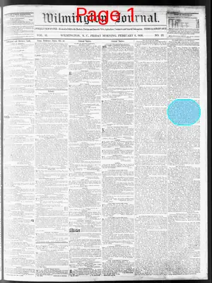 Page thumbnail for Wilmington Journal