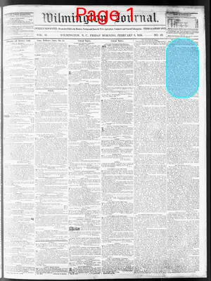 Page thumbnail for Wilmington Journal