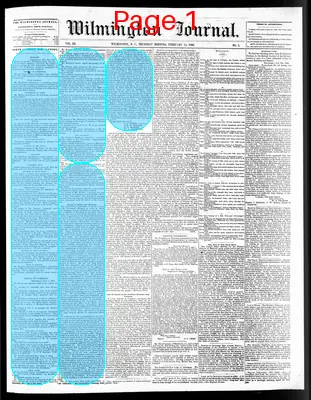 Page thumbnail for Wilmington Journal