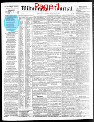 Page thumbnail for Wilmington Journal
