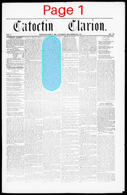 Page thumbnail for Catoctin Clarion