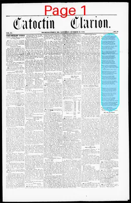Page thumbnail for Catoctin Clarion