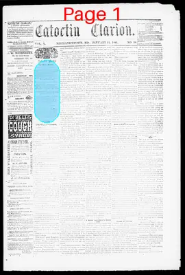 Page thumbnail for Catoctin Clarion