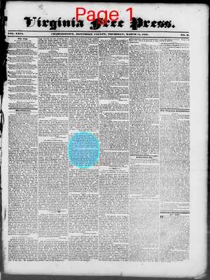 Page thumbnail for Virginia Free Press