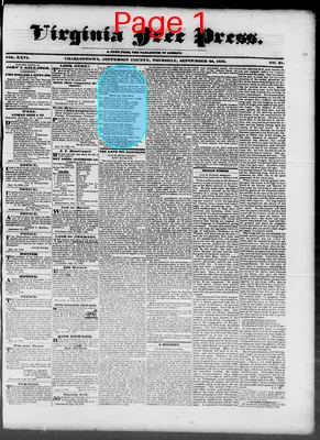 Page thumbnail for Virginia Free Press