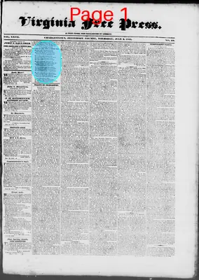 Page thumbnail for Virginia Free Press