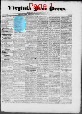 Page thumbnail for Virginia Free Press