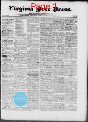 Page thumbnail for Virginia Free Press
