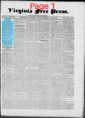 Page thumbnail for Virginia Free Press