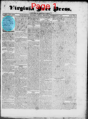 Page thumbnail for Virginia Free Press