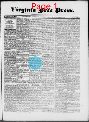 Page thumbnail for Virginia Free Press