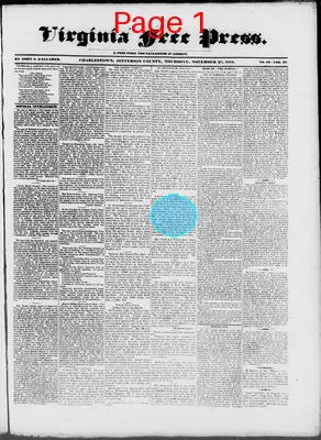 Page thumbnail for Virginia Free Press